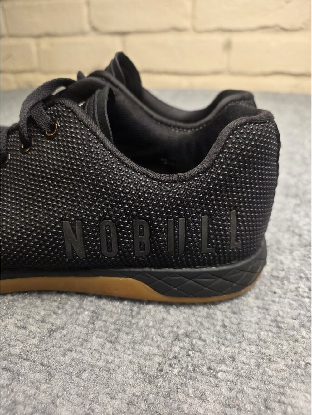 NOBULL Outwork Training Shoes Mens 11 Womens 12.5 Black Gum Crossfit Sneaker - Picture 4 of 8